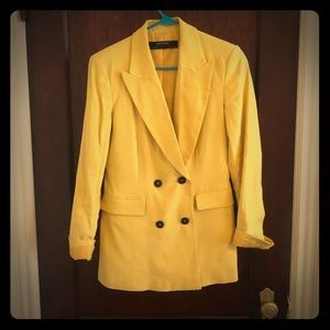 Zara yellow blazer